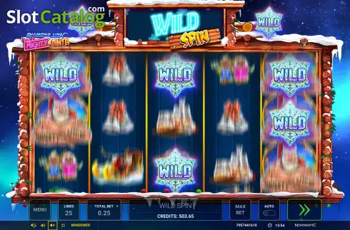 Скрин9. Diamond Link Mighty Santa слот