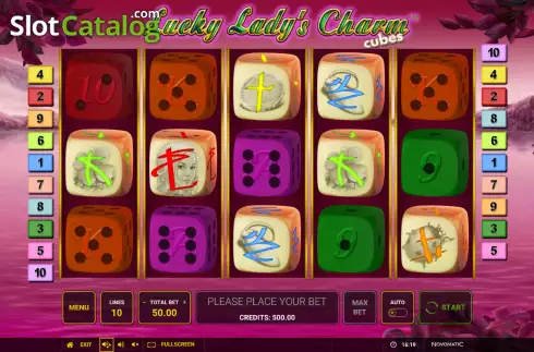 Скрин2. Lucky Lady’s Charm Cubes слот