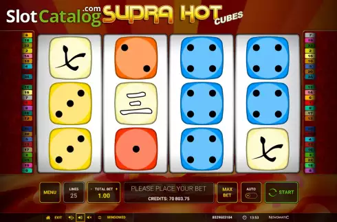 Скрин2. Supra Hot Cubes слот