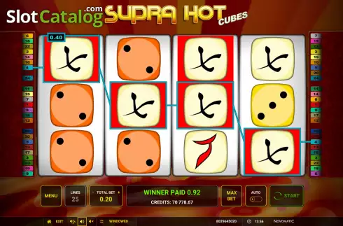 Скрин4. Supra Hot Cubes слот