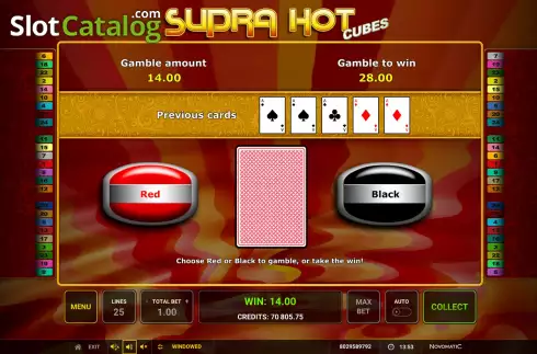 Скрин6. Supra Hot Cubes слот