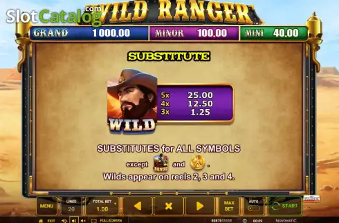 Скрин9. Wild Ranger слот