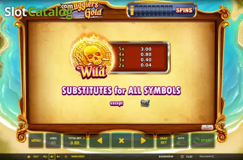 Скрин6. Smuggler's Gold слот