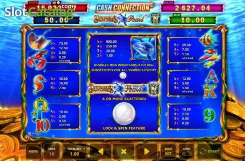 Скрин8. Cash Connection Dolphin’s Pearl слот