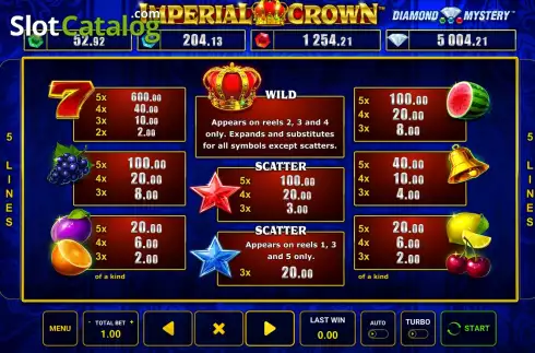 Скрин9. Imperial Crown слот