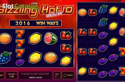 Скрин3. Sizzling Hot Deluxe 10 Win Ways слот