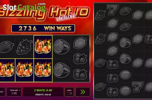 Скрин7. Sizzling Hot Deluxe 10 Win Ways слот