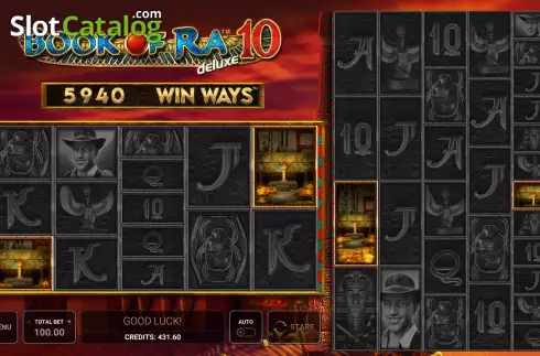 Скрин8. Book of Ra deluxe 10: Win Ways слот