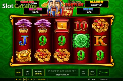 Скрин2. Welcome Fortune (Greentube) слот