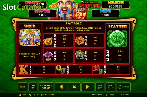 Скрин6. Welcome Fortune (Greentube) слот