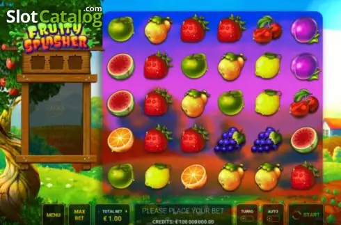 Скрин2. Fruity Splasher слот