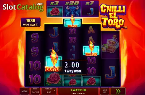 Скрин9. Chilli El Toro слот