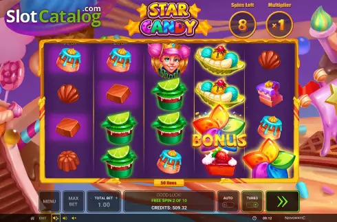 Скрин7. Star Candy слот