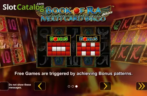 Скрин2. Book of Ra Multi Card Bingo Deluxe слот