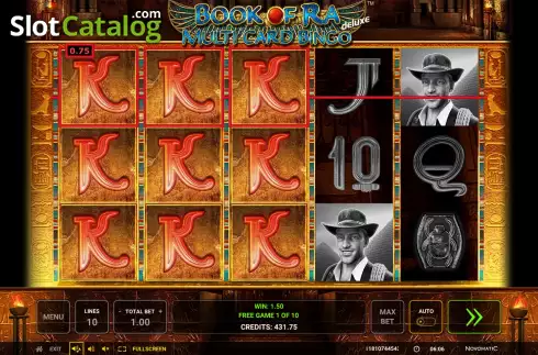 Скрин9. Book of Ra Multi Card Bingo Deluxe слот