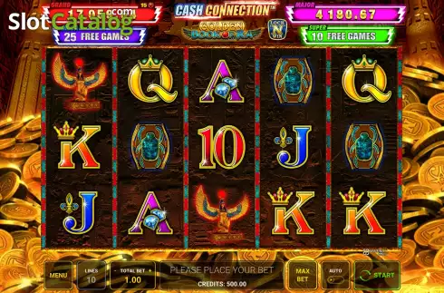 Скрин2. Cash Connection – Golden Book Of Ra слот