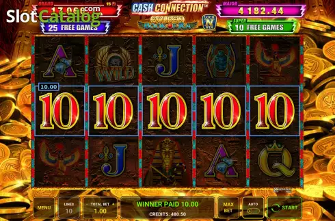 Скрин4. Cash Connection – Golden Book Of Ra слот