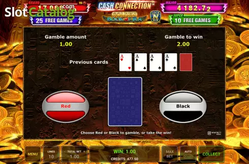 Скрин5. Cash Connection – Golden Book Of Ra слот