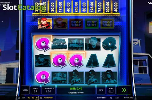 Скрин3. Cops 'n' Robbers Drop Shot Deluxe слот