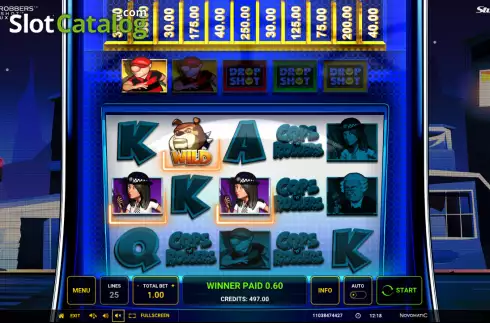 Скрин4. Cops 'n' Robbers Drop Shot Deluxe слот