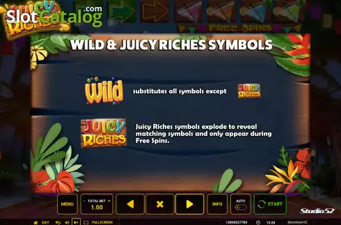 Скрин7. Juicy Riches слот