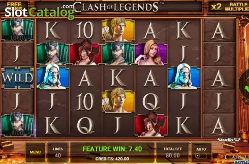 Скрин8. Clash of Legends - Battle Lines слот