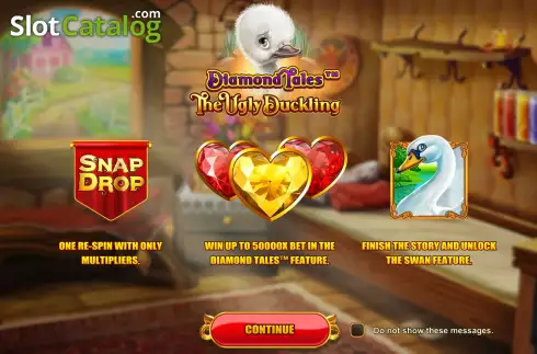 Скрин2. Diamond Tales: The Ugly Duckling слот