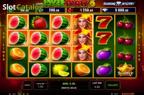 Скрин4. Joker Party 6 слот