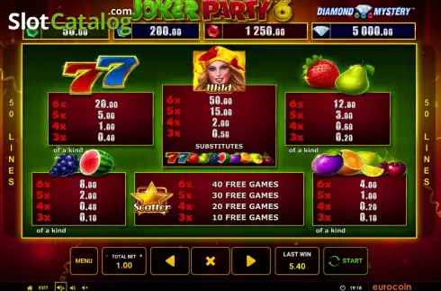 Скрин5. Joker Party 6 слот