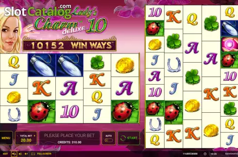 Скрин2. Lucky Ladys Charm Deluxe 10 Win Ways слот