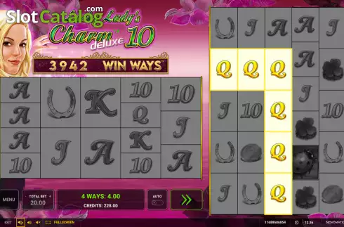 Скрин4. Lucky Ladys Charm Deluxe 10 Win Ways слот