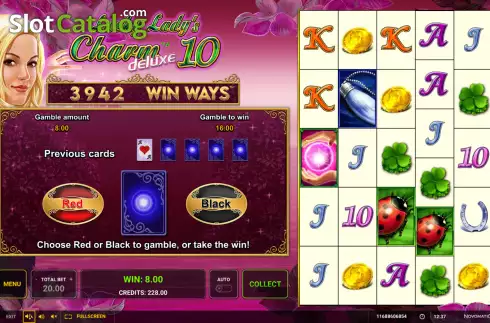Скрин5. Lucky Ladys Charm Deluxe 10 Win Ways слот