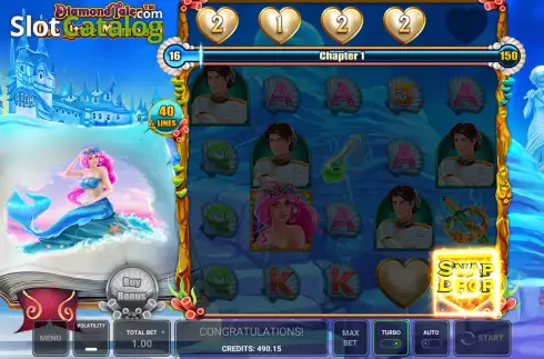 Скрин6. Diamond Tales: The Little Mermaid слот