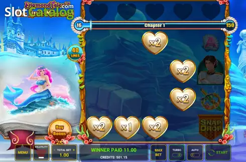 Скрин8. Diamond Tales: The Little Mermaid слот