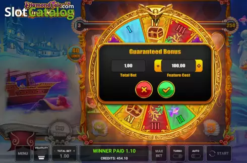 Скрин9. Diamond Tales: The Little Mermaid слот