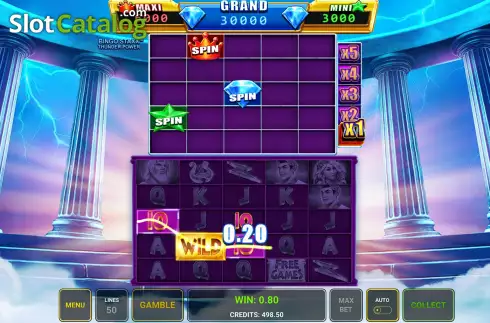 Скрин3. Bingo Staxx Thunder Power слот