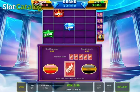 Скрин4. Bingo Staxx Thunder Power слот