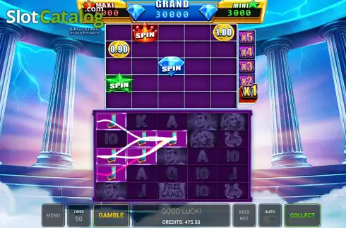 Скрин5. Bingo Staxx Thunder Power слот