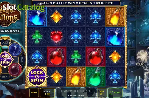 Скрин3. Manic Potions слот
