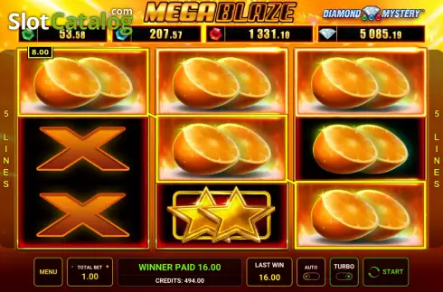 Скрин3. Mega Blaze слот