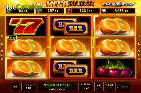 Скрин4. Mega Blaze слот