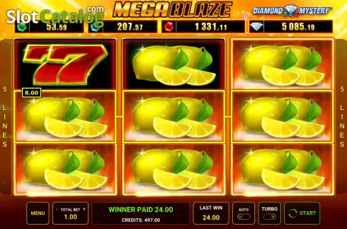 Скрин6. Mega Blaze слот