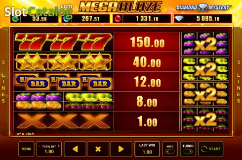 Скрин7. Mega Blaze слот