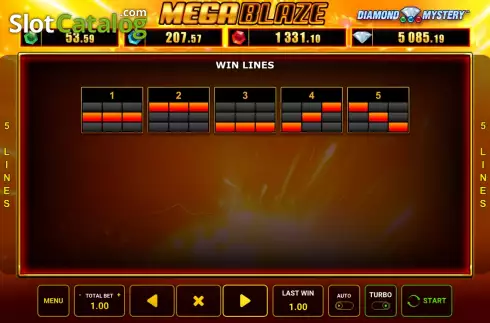 Скрин8. Mega Blaze слот