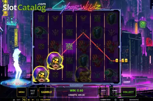 Скрин4. Cyber Wildz слот