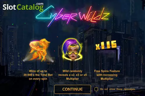 Скрин2. Cyber Wildz слот