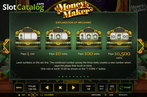 Скрин7. Money Maker слот