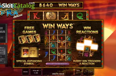 Скрин2. Book of Ra Deluxe Win Ways слот