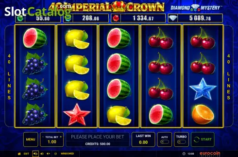 Скрин2. Diamond Mystery 40 Imperial Crown слот