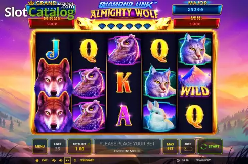 Скрин3. Diamond Link: Almighty Wolf слот